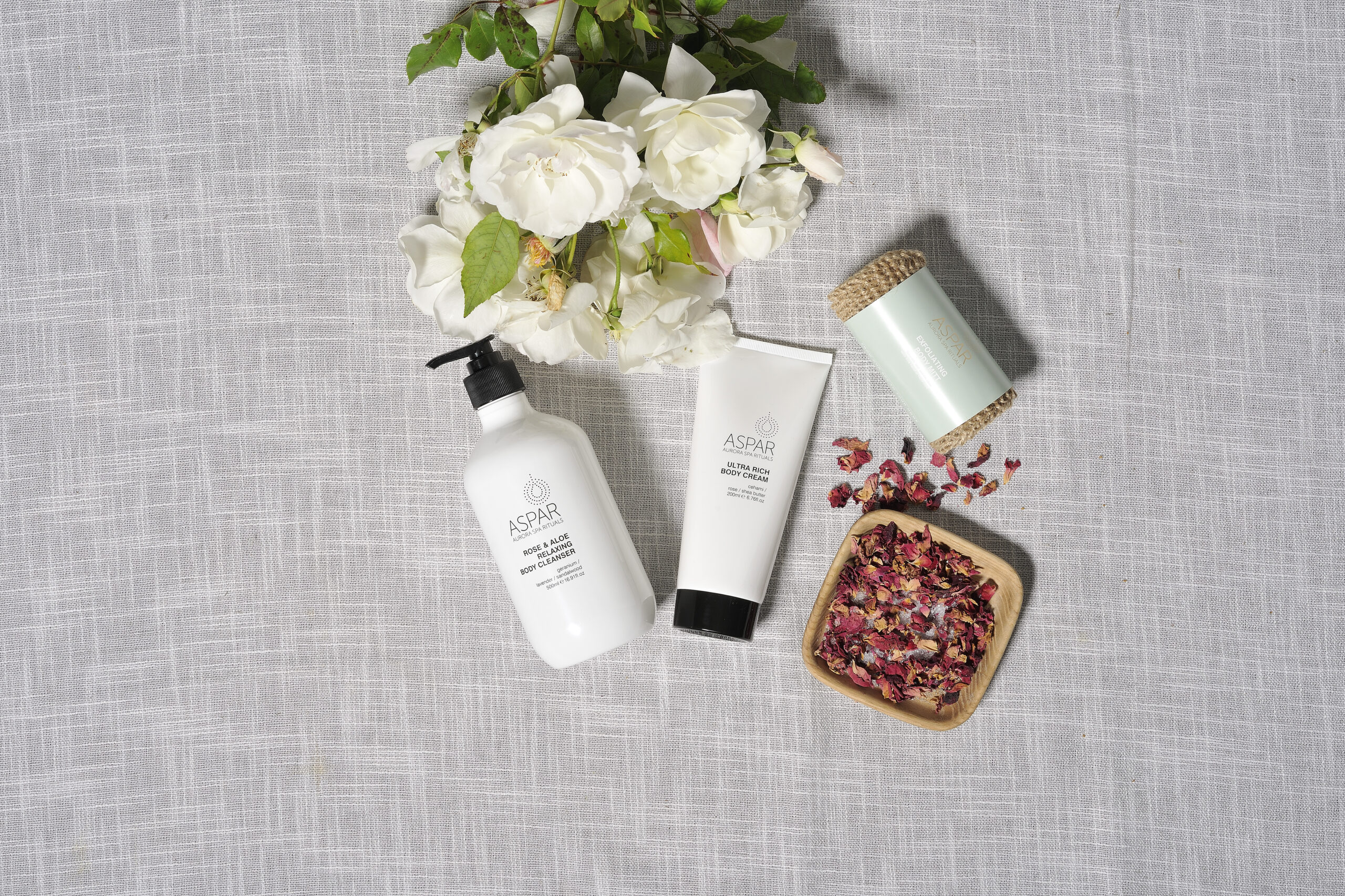 ASPAR Rose & Aloe Relaxing Body Cleanser 500ml